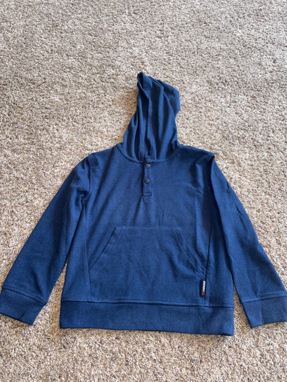Gerry super soft Henley hoodie size xs or 5/6